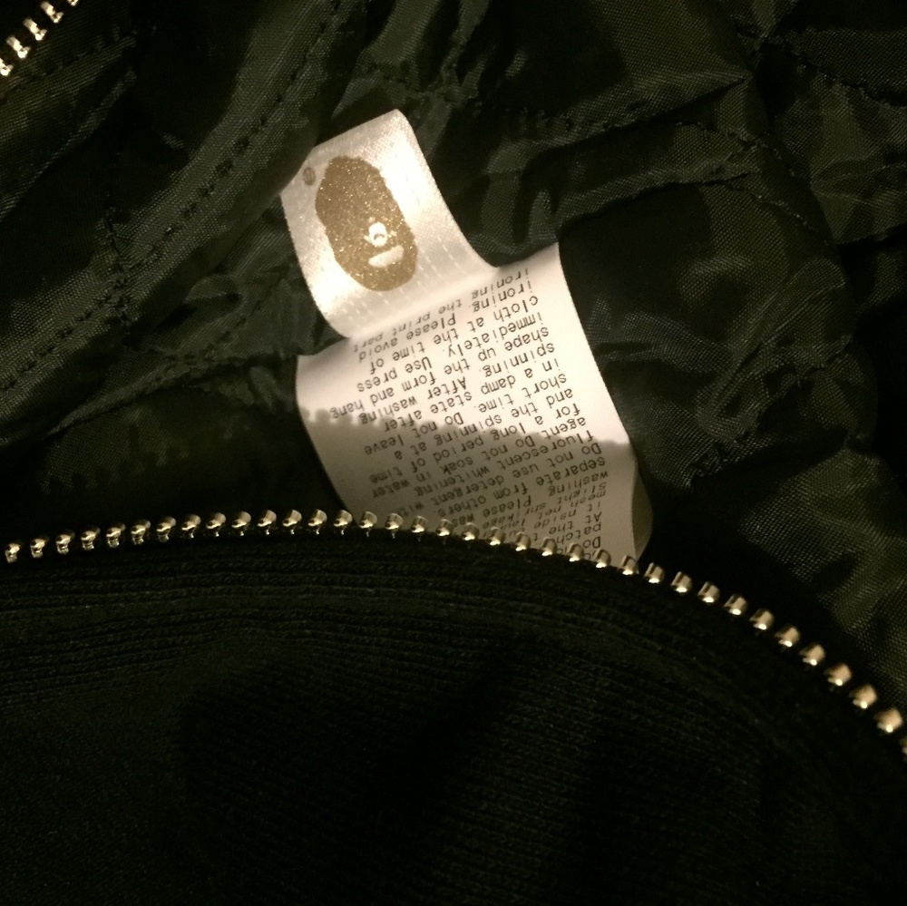 Black Med Bape varsity shark hoodie - Picture 3 of 8
